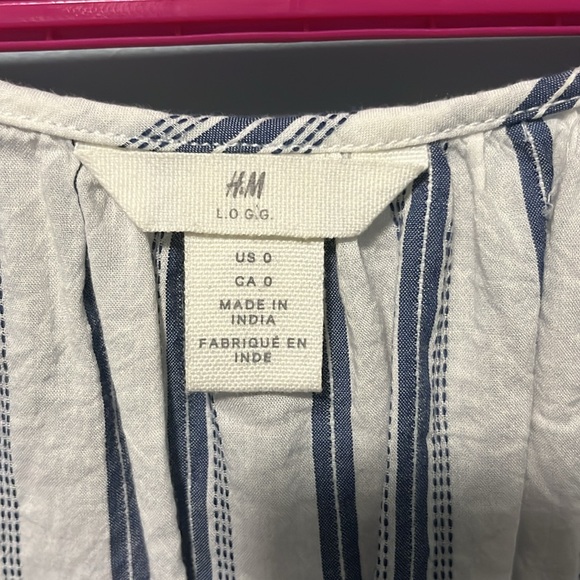 Women’s 1/2 length sleeve striped tee - Picture 3 of 3